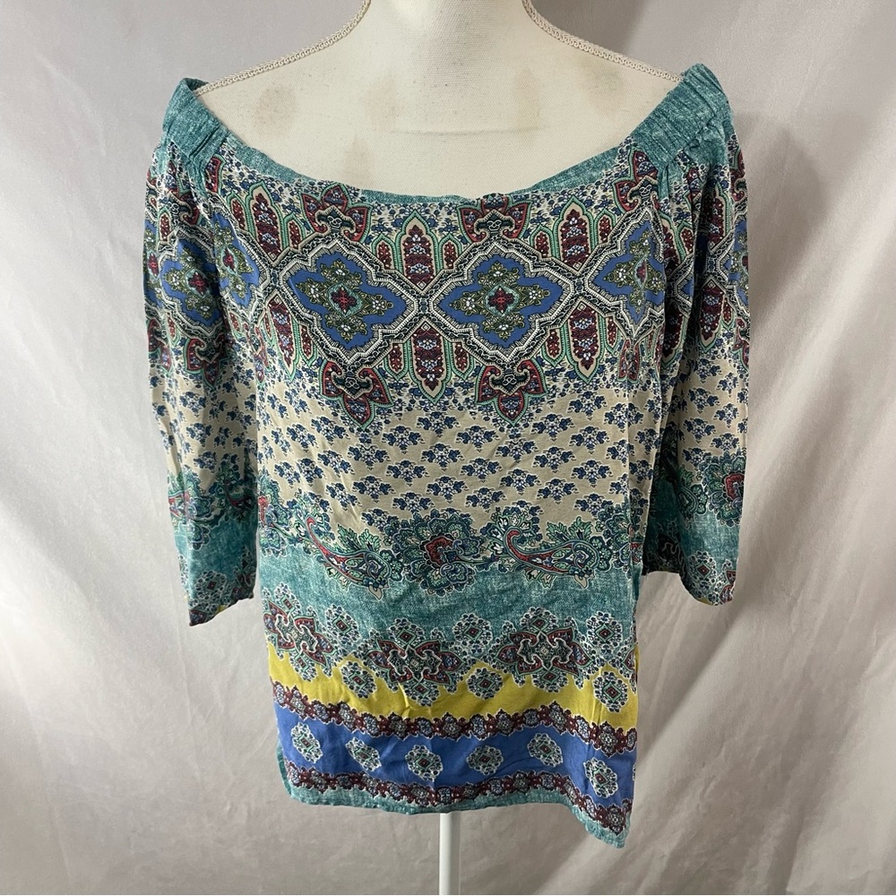 Cynthia Rowley Off Shoulder Print top